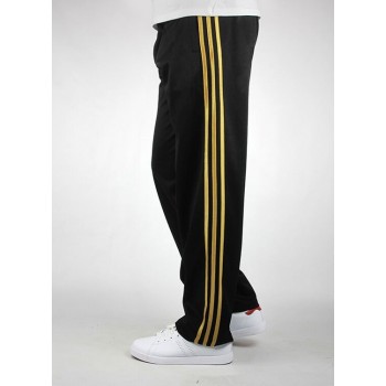 2018 Autumn Mens Casual Loose Sweatpants Men Basic Trousers Tracksuit Side Stripe Bottoms Breathable Sportswear Track Pants