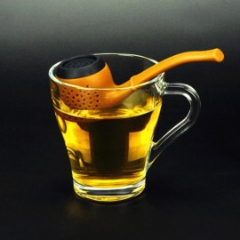 Pipe Style Silicone Tea Infuser Filter Diffuser Strainer Tea Strainer FDA Grade Loose Leaf Herbal Spice Tea Brewing Drink Tools