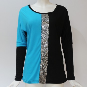 Sequin Blouse Women 2019 Spring Long Sleeve Shirts Fashion Patchwork Lady Elegant Blouses Tops Tee Tunic Blusas Camisas Mujer