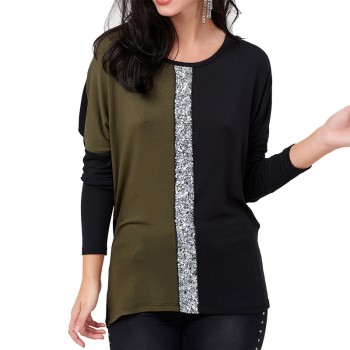 Sequin Blouse Women 2019 Spring Long Sleeve Shirts Fashion Patchwork Lady Elegant Blouses Tops Tee Tunic Blusas Camisas Mujer