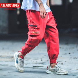 Aelfric Eden Man Jogger Camouflage Side Pockets Loose Style Mens Sweatpants Fashion 2018 High Street Casual Pants 4 Colors B040