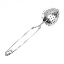 1pc Stainless Steel Handle Spoon Tea Ball Herb Mesh Infuser Filter Squeeze Tea Pot Infuser Sphere Mesh Tea Strainer