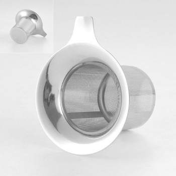 Adeeing Extra Fine Mesh Stainless Steel Tea Strainer Leaf Filter for Brewing Steeping Loose Tea and Coffee