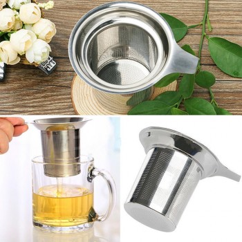 Adeeing Extra Fine Mesh Stainless Steel Tea Strainer Leaf Filter for Brewing Steeping Loose Tea and Coffee