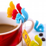 1pcs Small Snail Squirrel Tea Infuser Strainers Recognizer Device Cup Of Tea Hanging Bag cha infusor de te Kitchen Tools Gadget