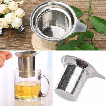Mesh Tea Infuser Reusable Tea Strainer Teapot Stainless Steel Loose Tea Leaf Spice Filter Drinkware Kitchen Accessories Teaware