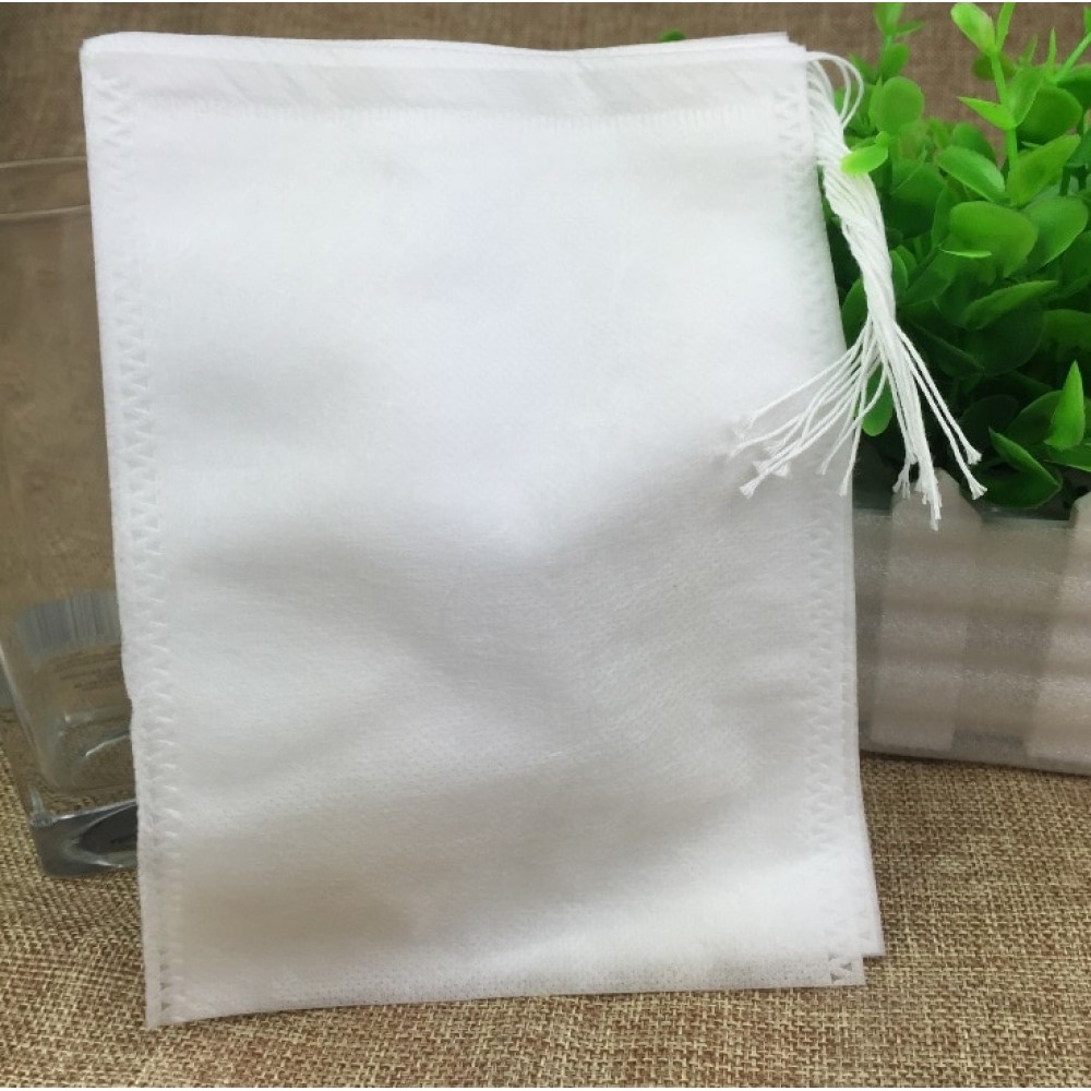New Teabags 100Pcs/Lot 5.5 x 7CM Empty Tea Bags With String Heal Seal Filter Paper for Herb Loose Tea
