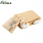 100pcs/lot Tea Bag Filter Paper Bags Heat Seal Teabags Tea Strainer Infuser Wood Drawstring Tea Bag for Herb Loose Tea 3 Sizes