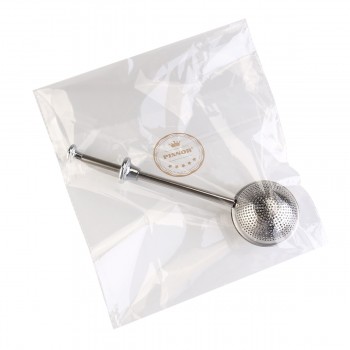 Convenient Tea Ball Stainless Steel Tea Infuser Silver Push Style Tea Leaf Bag Holder Coffee Punch Filter For Teaware Gift
