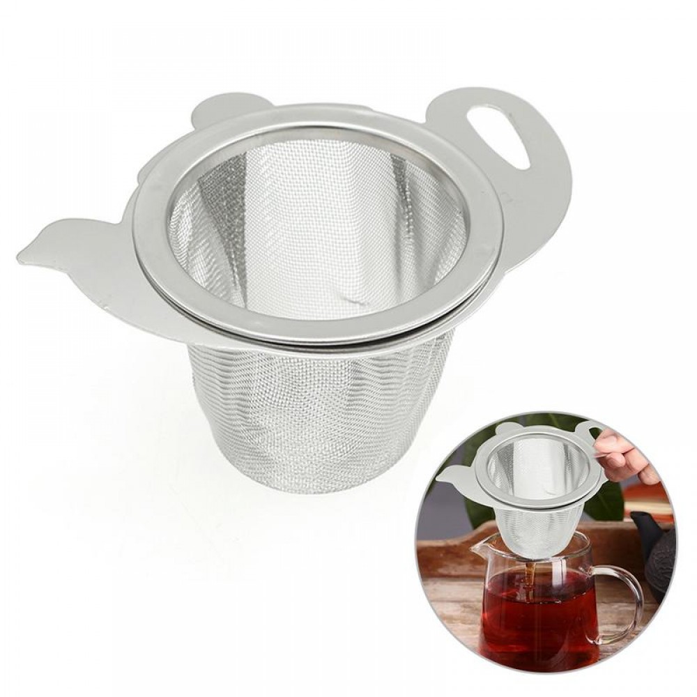 New Arrival 1Pc Household Silver Color Tea Strainer Mesh Creative Stainless Steel Teapot Filter Drainer Kitchen Tools 10