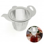 New Arrival 1Pc Household Silver Color Tea Strainer Mesh Creative Stainless Steel Teapot Filter Drainer Kitchen Tools 10