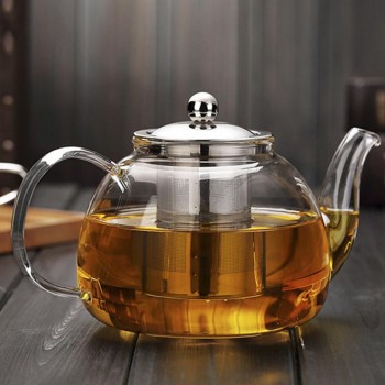 Tea Infuser Stainless Steel with Lid as Drip Tray Tea Strainer