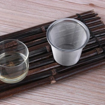 Stainless Steel Mesh Tea Infuser Tea Strainer Tea Leaf Spice Filter Teapot Kitchen Accessories Reusable