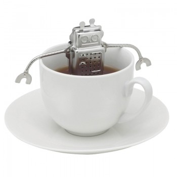 Hot Manufacturer Direct Tea Infusers Stainless Steel Cute Tea Robot Infuser Recyclable Tea Strainers Monkey Tea Tool
