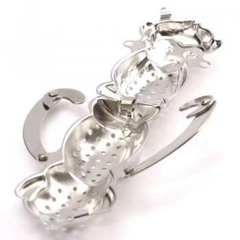 Hot Manufacturer Direct Tea Infusers Stainless Steel Cute Tea Robot Infuser Recyclable Tea Strainers Monkey Tea Tool