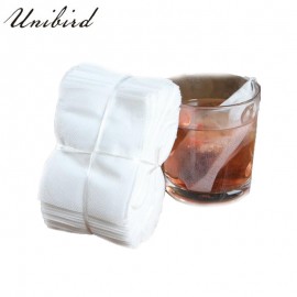Unibird 100Pcs/Set Disposable Non-woven Fabrics Tea bags Spices Strainer Infuser With String Heal Seal Filter Paper for Herb