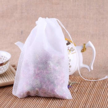 Unibird 100Pcs/Set Disposable Non-woven Fabrics Tea bags Spices Strainer Infuser With String Heal Seal Filter Paper for Herb