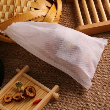 Unibird 100Pcs/Set Disposable Non-woven Fabrics Tea bags Spices Strainer Infuser With String Heal Seal Filter Paper for Herb