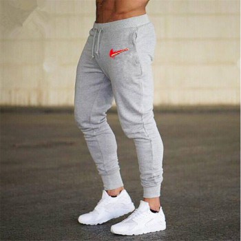 2018 Fashion new Men Joggers Brand Male Trousers Casual Pants Sweatpants Men Gym Muscle Cotton Fitness Workout  Elastic Pants