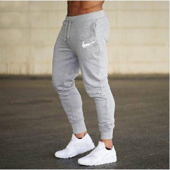 2018 Fashion new Men Joggers Brand Male Trousers Casual Pants Sweatpants Men Gym Muscle Cotton Fitness Workout  Elastic Pants
