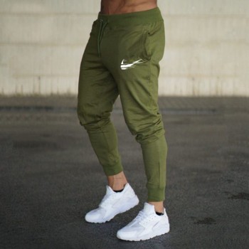 2018 Fashion new Men Joggers Brand Male Trousers Casual Pants Sweatpants Men Gym Muscle Cotton Fitness Workout  Elastic Pants