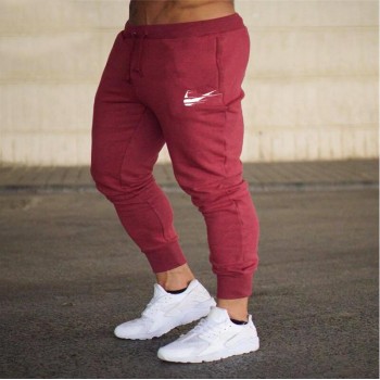 2018 Fashion new Men Joggers Brand Male Trousers Casual Pants Sweatpants Men Gym Muscle Cotton Fitness Workout  Elastic Pants