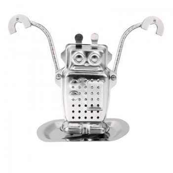 Stainless Steel Robot Rocket Monkey Shaped Loose Leaf Infuser Tea Filter Herbal Spice Strainer Diffuser Worldwide Store