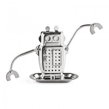 Stainless Steel Robot Rocket Monkey Shaped Loose Leaf Infuser Tea Filter Herbal Spice Strainer Diffuser Worldwide Store