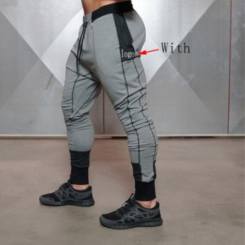 2018 Autumn new mens cotton Sweatpants gyms Fitness workout solid trousers male Casual fashion Pencil Pants Joggers sportswear