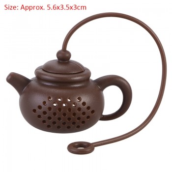 Creative Tea Strainers Hot Cute Useful Tea Infuser Tea Leaf Strainer Filter Diffuser Silicone Kitchen Tools Tea Bag Accessories
