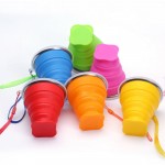 2018 New 200mL Vogue Outdoor Travel Silicone Retractable Folding tumblerful Telescopic Collapsible Folding Water