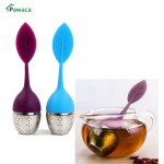 1Pcs Reusable Food safe Tea Strainer Creative Silicone Tea Leaf infuser Holder Tea Coffee Filter Tea Infuser Tool Kitchen Gadget