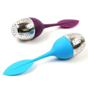 1Pcs Reusable Food safe Tea Strainer Creative Silicone Tea Leaf infuser Holder Tea Coffee Filter Tea Infuser Tool Kitchen Gadget
