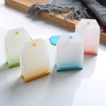 HOOMIN Tea Infuser Food-grade Silicone Tea Bag Tea Strainers  Herbal Tea Infusers High Temperature Resistance Random Color
