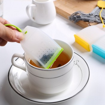 HOOMIN Tea Infuser Food-grade Silicone Tea Bag Tea Strainers  Herbal Tea Infusers High Temperature Resistance Random Color