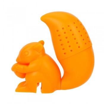 Squirrel Shape Silicone Tea Strainer Tea Accessories Empty Tea Bags Loose Leaf Filter Teaware Tea Infuser Kitchen Tools