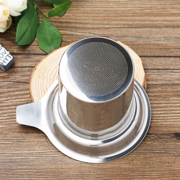 Mesh Tea Infuser Reusable Tea Strainer Teapot Stainless Steel Loose Tea Leaf Mesh Drinkware Kitchen Accessories