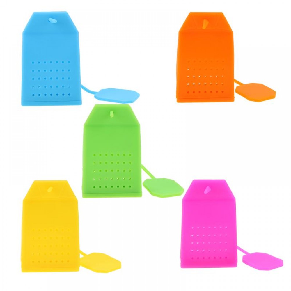 Food-grade Silicone Tea Bag Colorful Bag Style Tea Strainer Herbal Spice Infuser Filter Diffuser Coffee Tea Tools