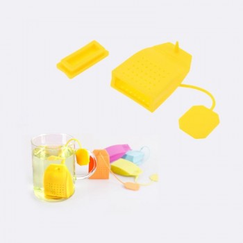 Food-grade Silicone Tea Bag Colorful Bag Style Tea Strainer Herbal Spice Infuser Filter Diffuser Coffee Tea Tools