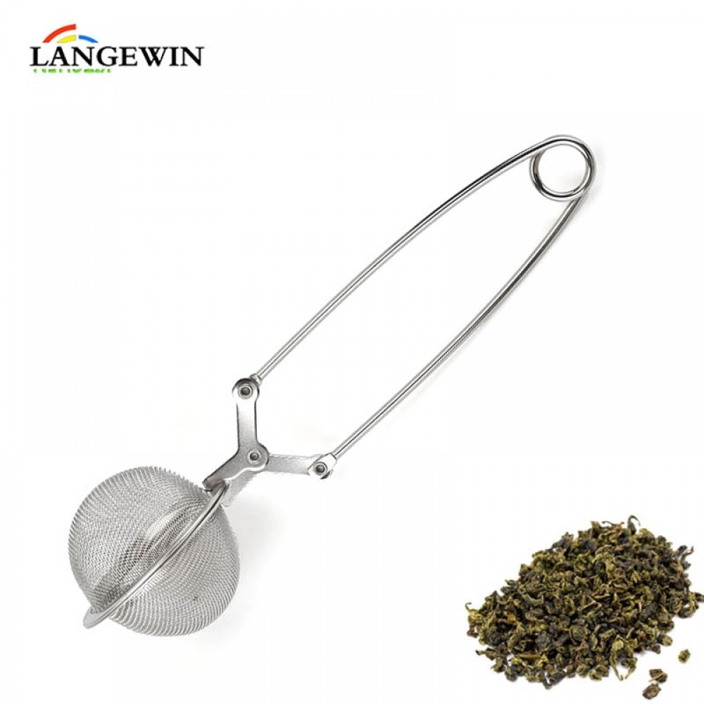 Stainless Steel Tea Infuser Reusable Tea Ball Infuser Tea Strainer Filter with Handle Tea Mesh Ball Filter Sphere Locking Spice