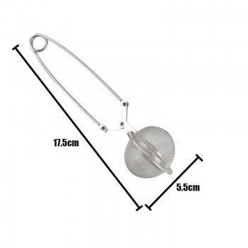 Stainless Steel Tea Infuser Reusable Tea Ball Infuser Tea Strainer Filter with Handle Tea Mesh Ball Filter Sphere Locking Spice