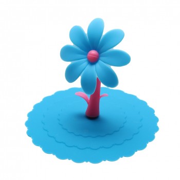 Cute Sunflower Cup Lid Lace Dustproof Reusable Silicone Cup Lid DIY Free splicing Thermal Insulation Cup Cover Seal Cover