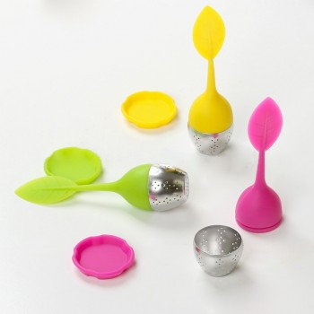 4pcs/lot Tea tool Interesting Kitchen Tools Cute Mr Teapot Tea Infuser Tea Strainer Sweet Coffee amp; Tea Sets silicone
