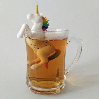 Unicorn Shape Tea Infuser Strainers Food Grade Creative 1 Pcs Diffuser Tea Bag Filter Loose Leaf Herbal Spice Filter Silicone