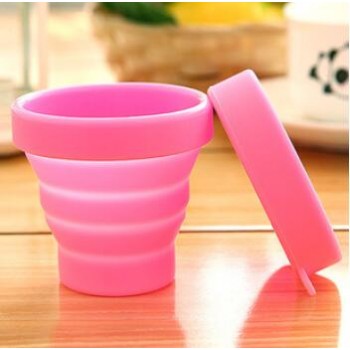 1pc Portable Silicone Folding Water Cup Collapsible Style Funnel Hopper Travel Outdoor Camping Drinkware kitchen accessories