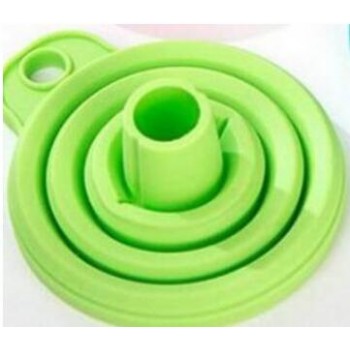 1pc Portable Silicone Folding Water Cup Collapsible Style Funnel Hopper Travel Outdoor Camping Drinkware kitchen accessories