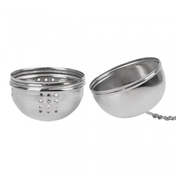 For Loose Tea Leaf Spice Home Kitchen Accessories Mesh Filter Strainer Hangable Stainless Steel Ball Shape Tea Infuser