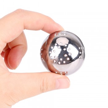 For Loose Tea Leaf Spice Home Kitchen Accessories Mesh Filter Strainer Hangable Stainless Steel Ball Shape Tea Infuser