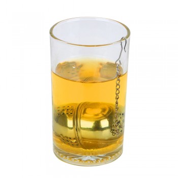For Loose Tea Leaf Spice Home Kitchen Accessories Mesh Filter Strainer Hangable Stainless Steel Ball Shape Tea Infuser
