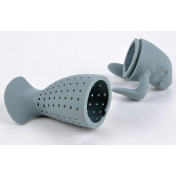 Manatee-Shaped Tea Strainer Tools Tea Filter Diffuser Silicone Tea Infuser Loose Leaf New Tea Set  infusores de te silicona B047